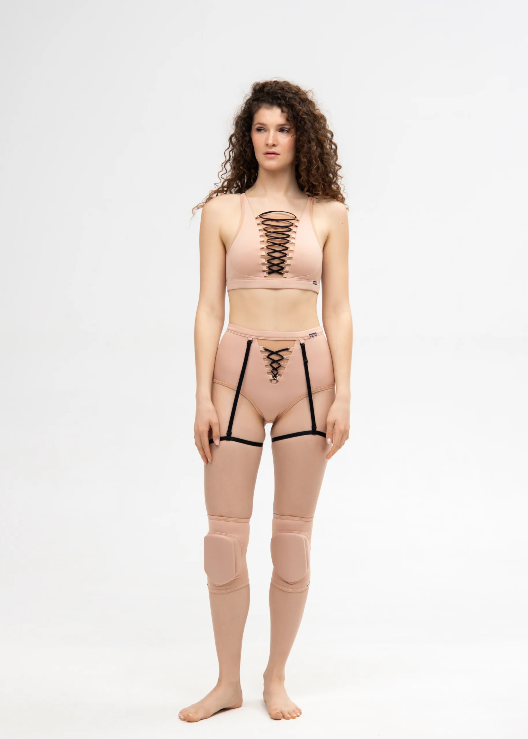 Queen Wear | 2Копія _Queens Dance Shooting 0903_0977 Knee Pads – NUDE – Latte | Queen Wear | 2Копія _Queens Dance Shooting 0903_0977