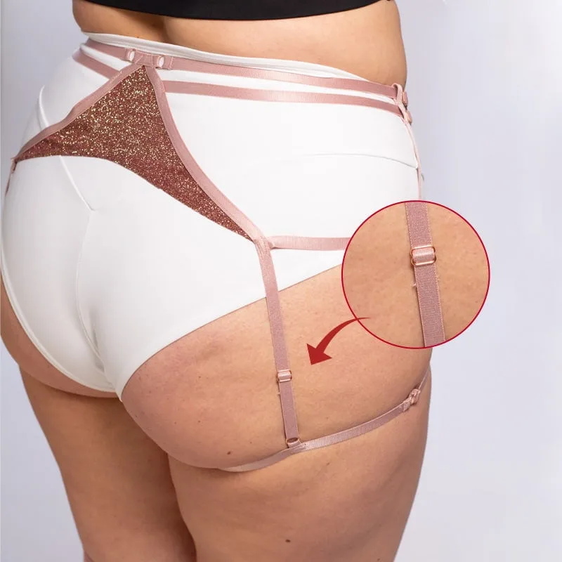queen Garter belt Rose Shine for dance 3 - Пояс-підв’язки Rose Shine для танців Пояс-підв’язки Rose Shine для танців - queen Garter belt Rose Shine for dance 3