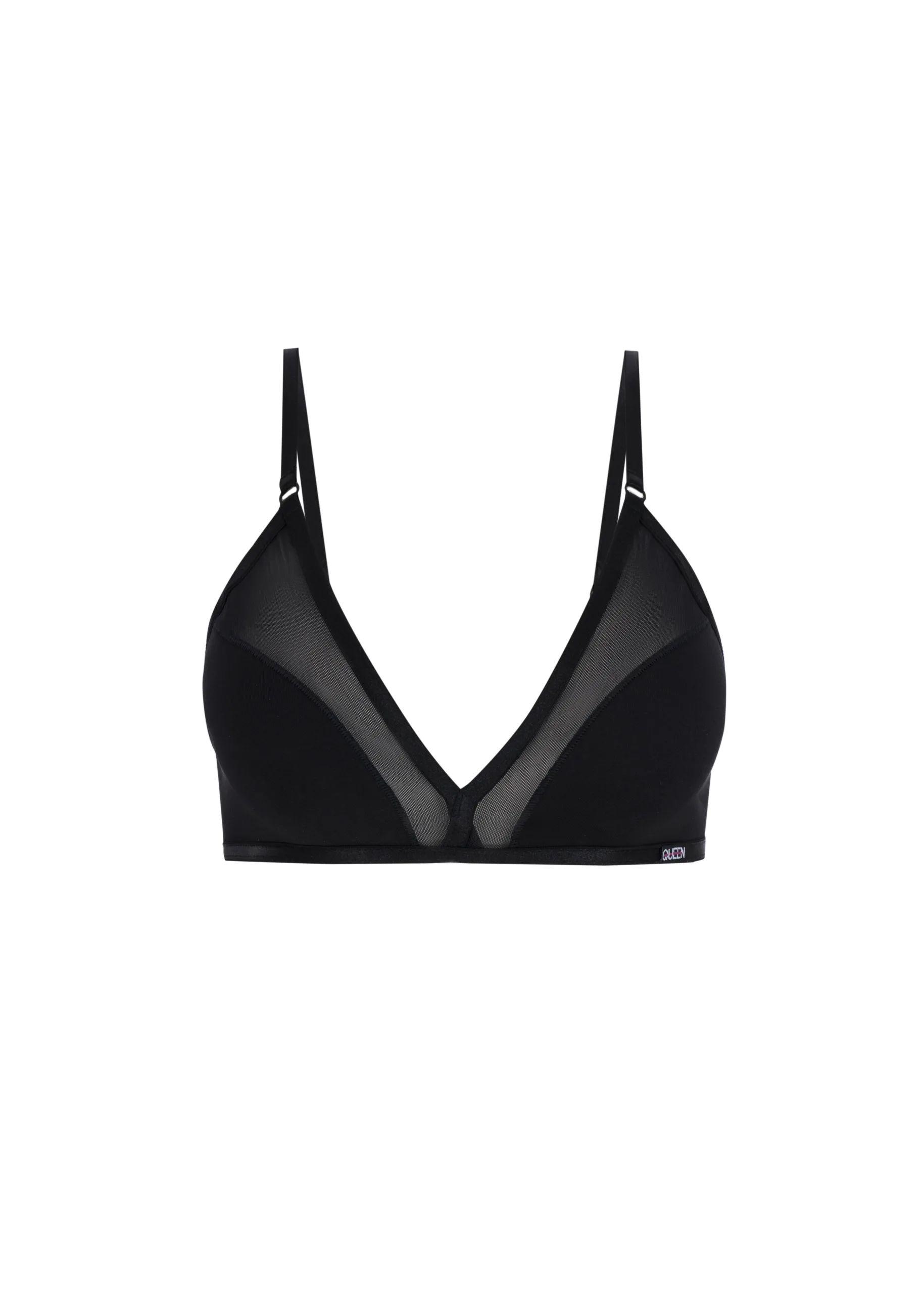 Queen Wear | 1 1 М’який топ з сіткою – GLORY – Чорний ➤ купити в Queen Wear: ціна, фото | 1 1