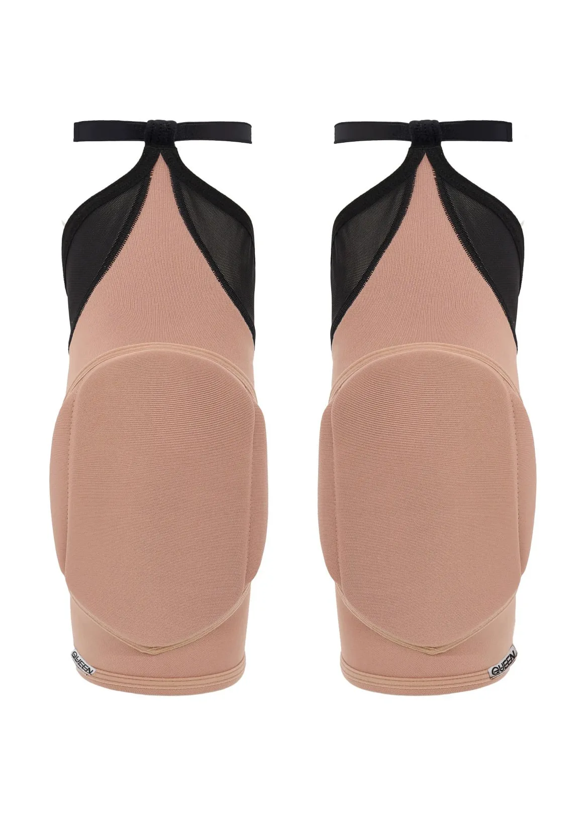 Queen Wear | IMG_4551 Knee Pads with Mesh – FIRE TOUCH – Latte | Queen Wear | IMG_4551
