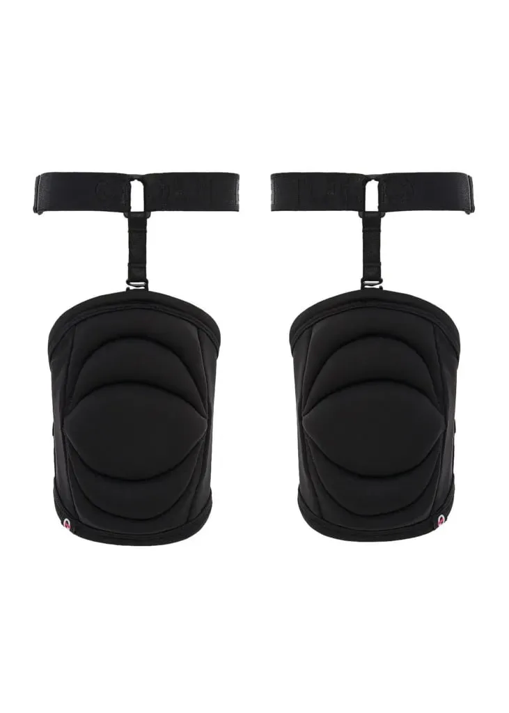 Queen Wear | IMG_4904 Soft Knee Pads with Garter – SENSE – Black | Queen Wear | IMG_4904