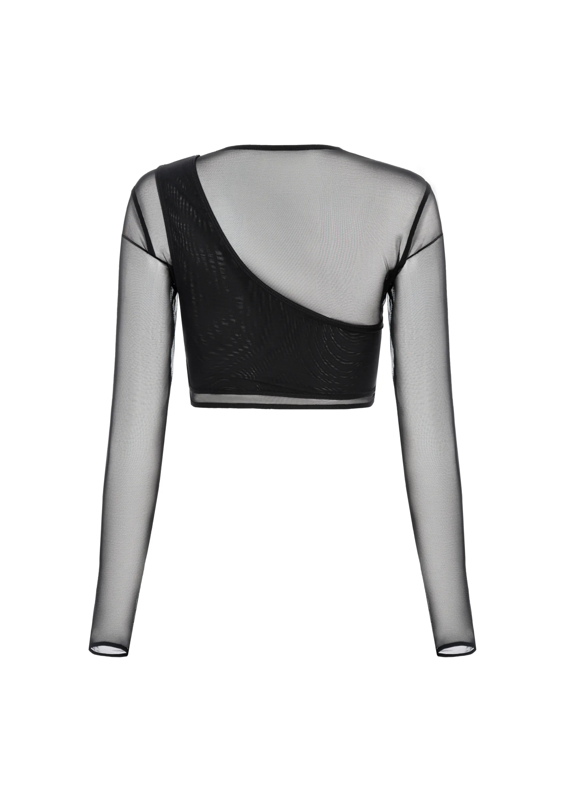 Queen Wear | 91 М’який топ з довгими рукавами із сітки – ESSENTIAL – Чорний ➤ купити в Queen Wear: ціна, фото | 91