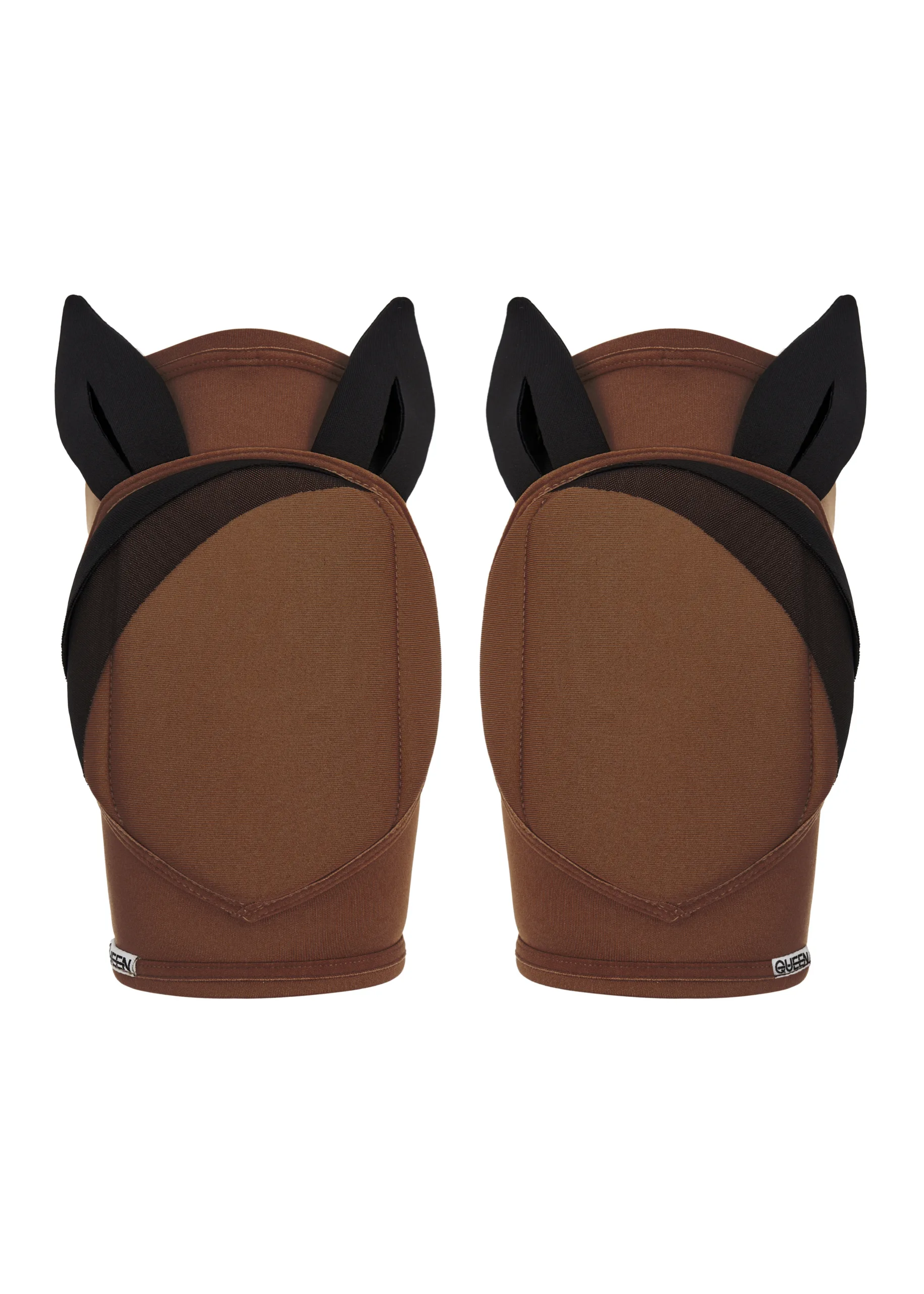 Queen Wear | 48 Knee Pads with Mesh – BUNNIES KISS – Cacao | Queen Wear | 48