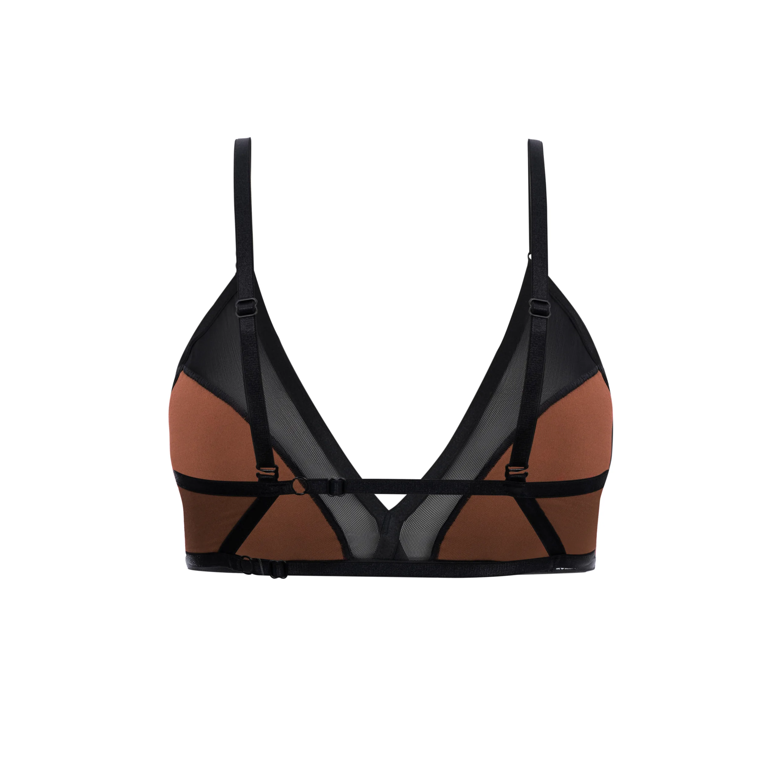 Queen Wear | Regulowany Top z Siateczką – GLORY – Kakao | Queen Wear |