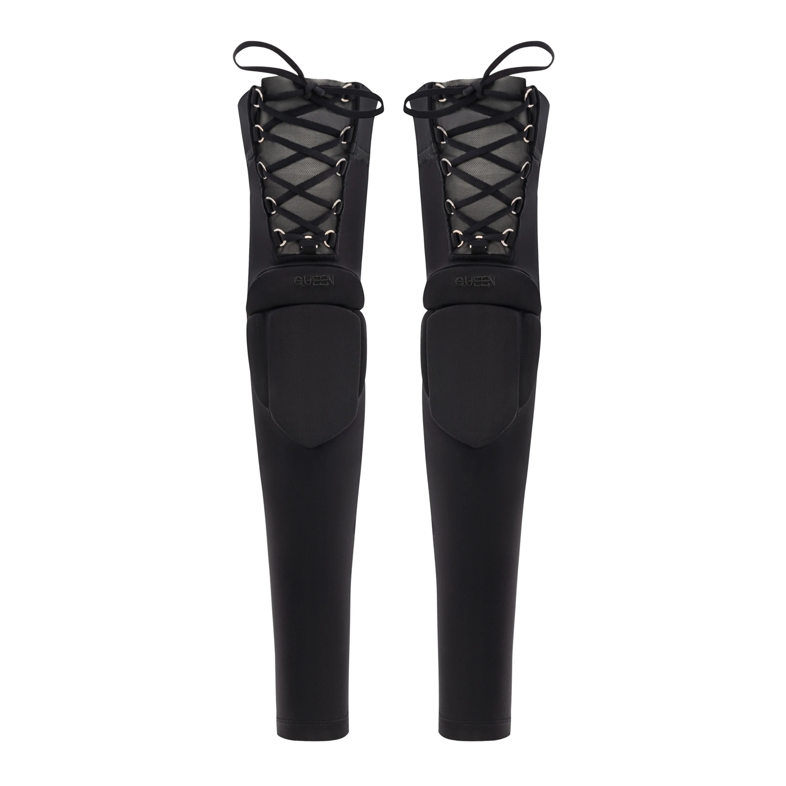Queen Wear | 16 - Adjustable Thigh High Knee pads – INFINITY – Black Adjustable Thigh High Knee pads – INFINITY – Black | Queen Wear | 16 - Adjustable Thigh High Knee pads – INFINITY – Black