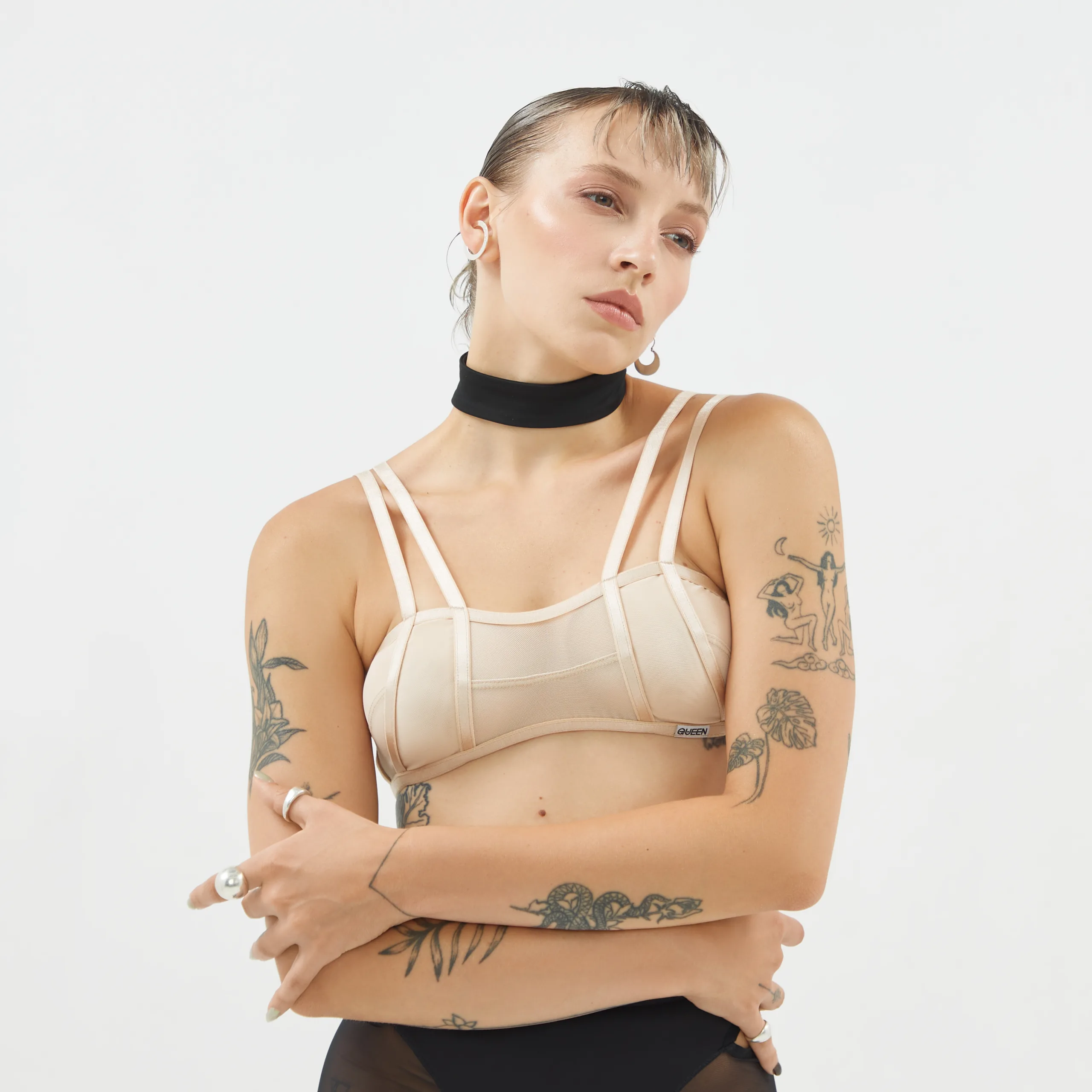 Queen Wear | 1 5 scaled - Adjustable Top with Mesh – OVULATION – Latte Adjustable Top with Mesh – OVULATION – Latte | Queen Wear | 1 5 scaled - Adjustable Top with Mesh – OVULATION – Latte
