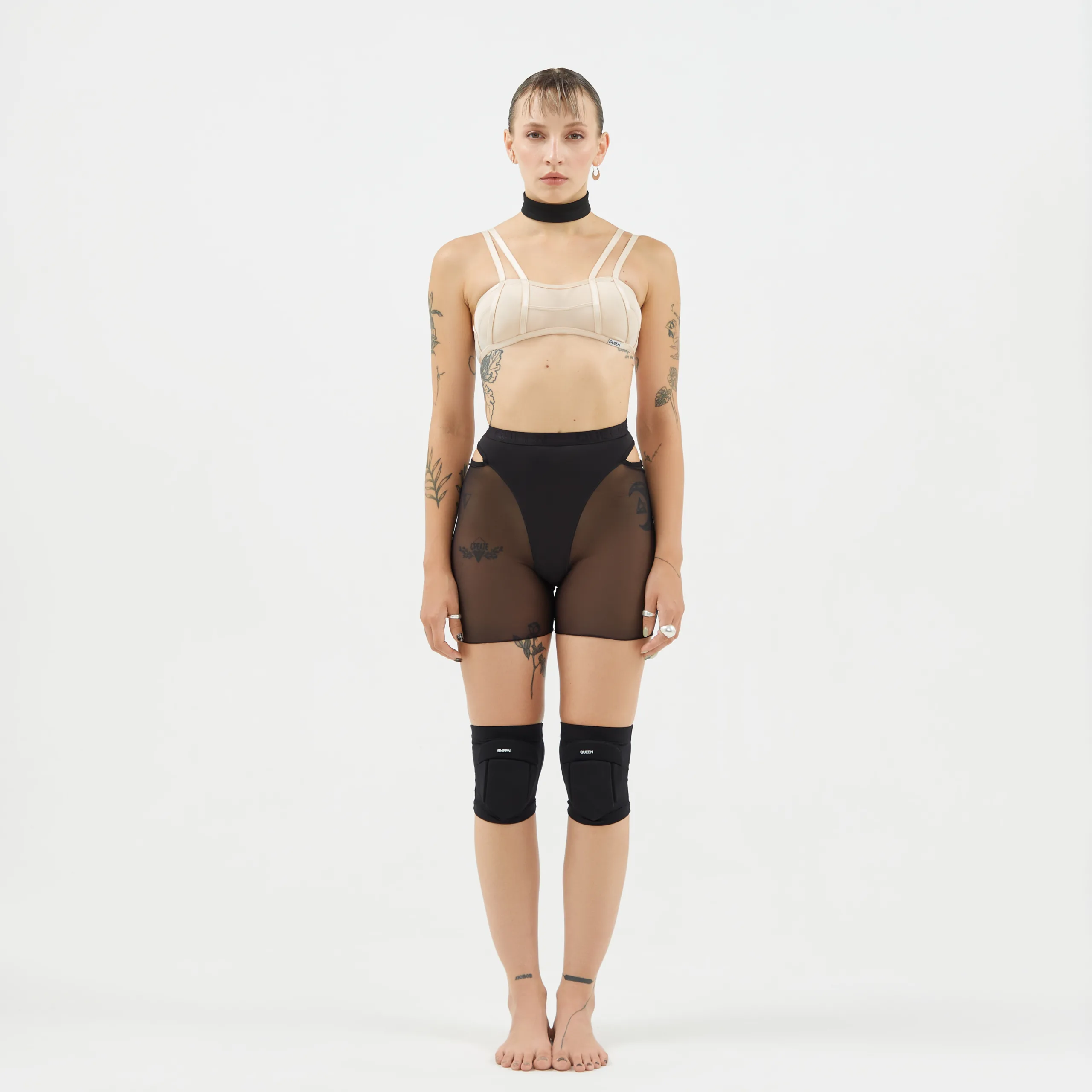 Queen Wear | 5 4 scaled - М’який топ з сіткою – OVULATION – Латте Adjustable Top with Mesh – OVULATION – Latte | Queen Wear | 5 4 scaled - М’який топ з сіткою – OVULATION – Латте