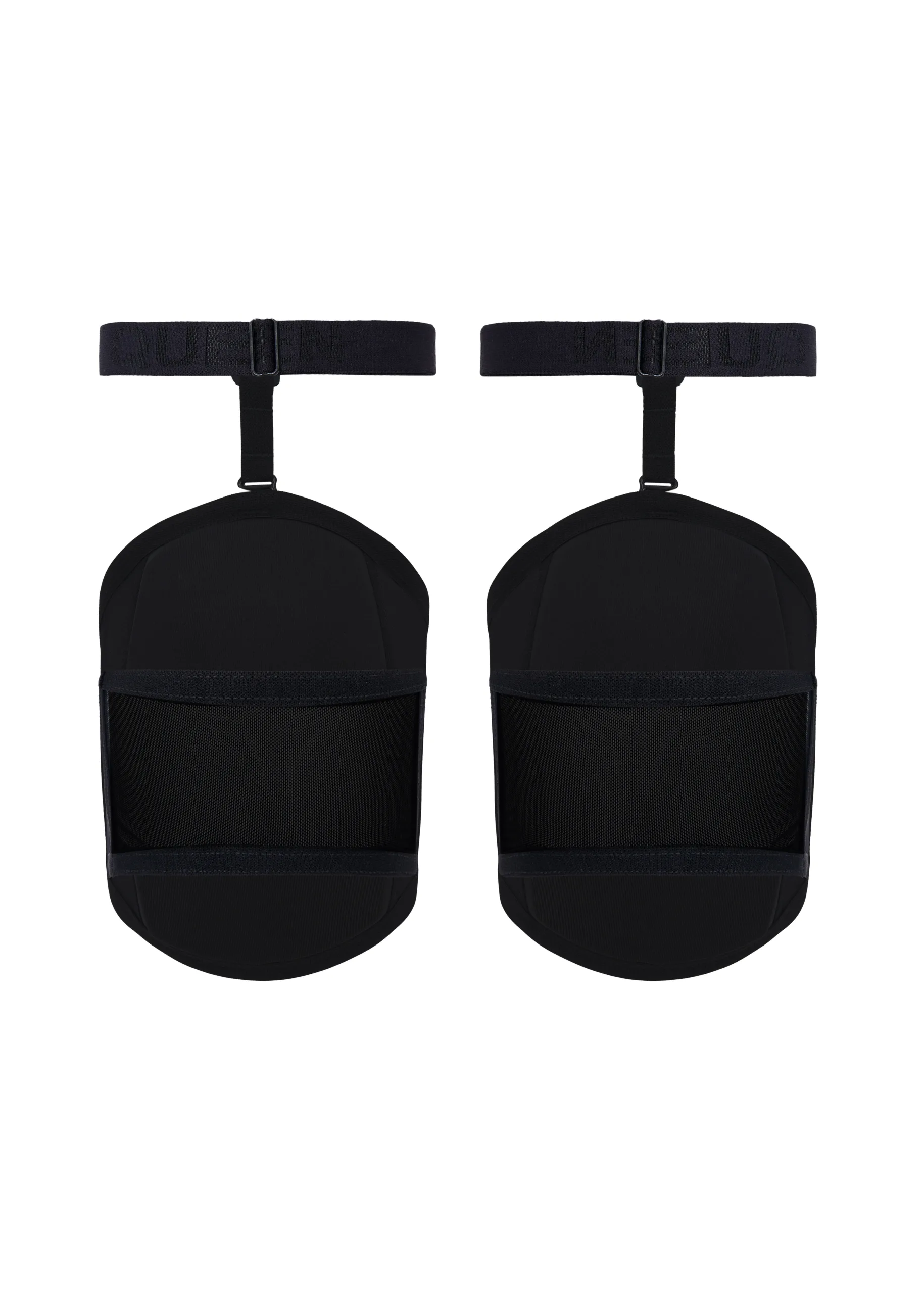 Queen Wear | 91 Knee Pads with Garter – DODO – Black | Queen Wear | 91
