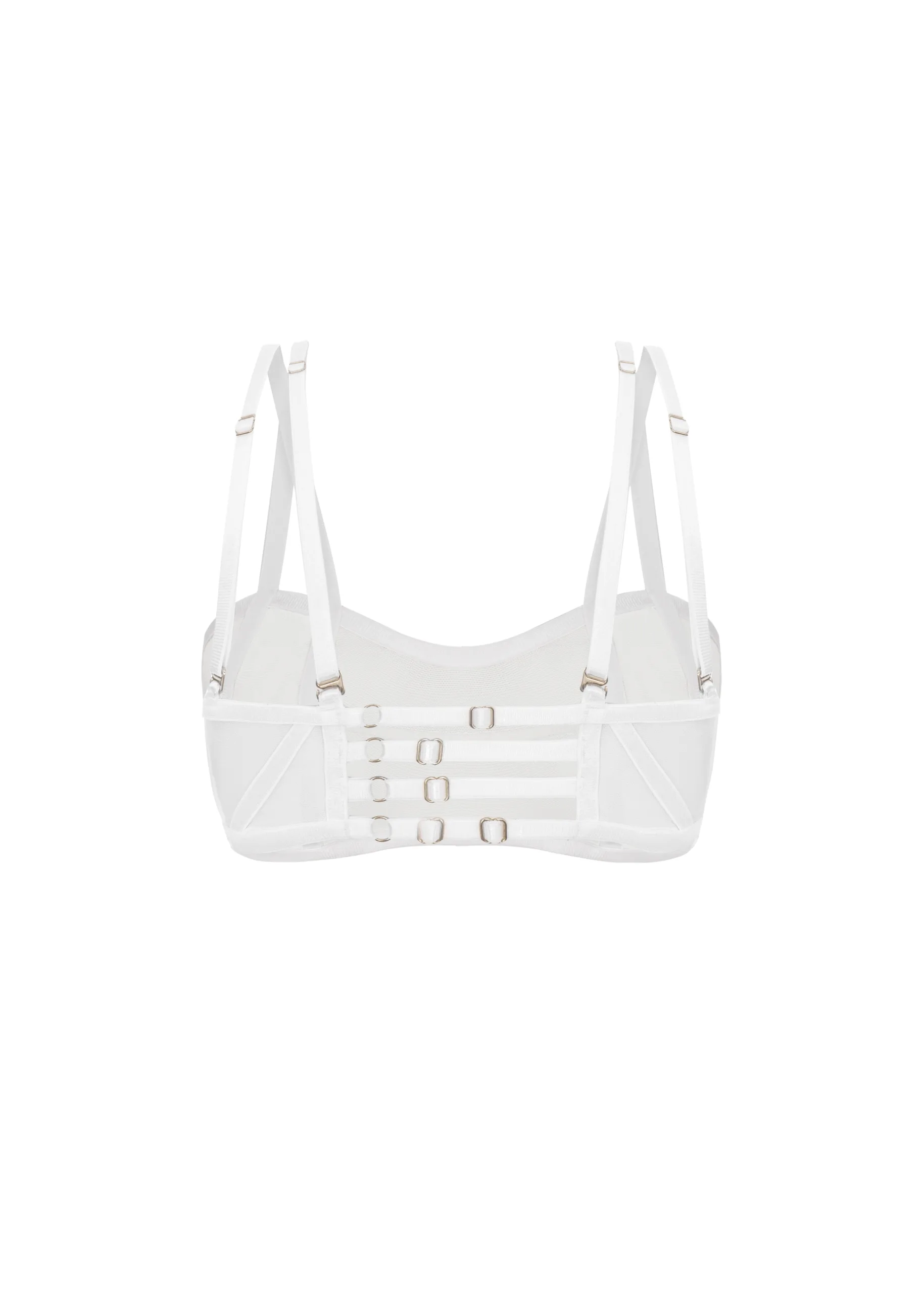 Queen Wear | 6 1 Adjustable Top with Mesh – OVULATION – in Ice White | Queen Wear | 6 1