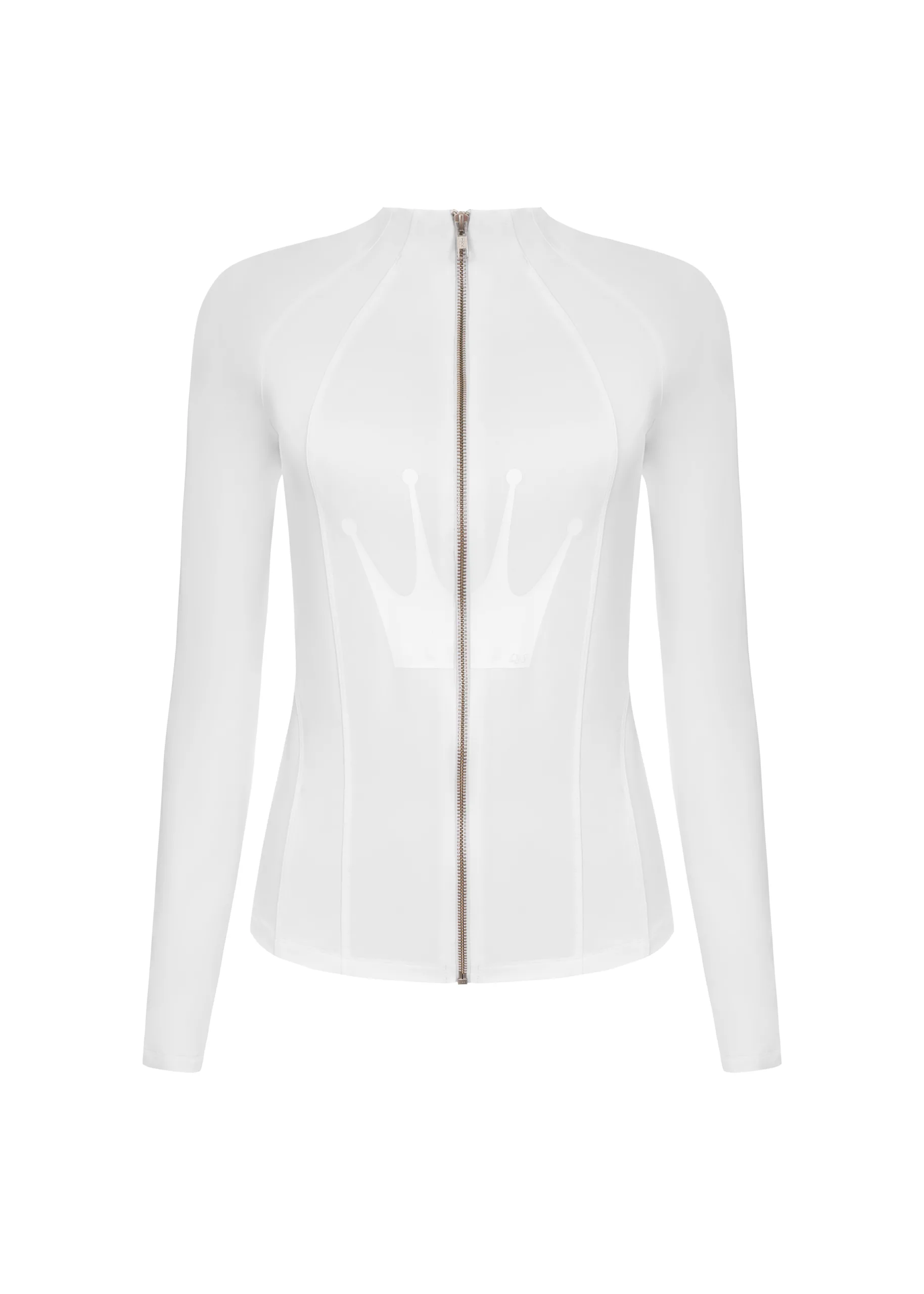 Queen Wear | 2 Приталений логнслів – чоловічий у білому кольорі-0S0022 ➤ купити в Queen Wear: ціна, фото | 2