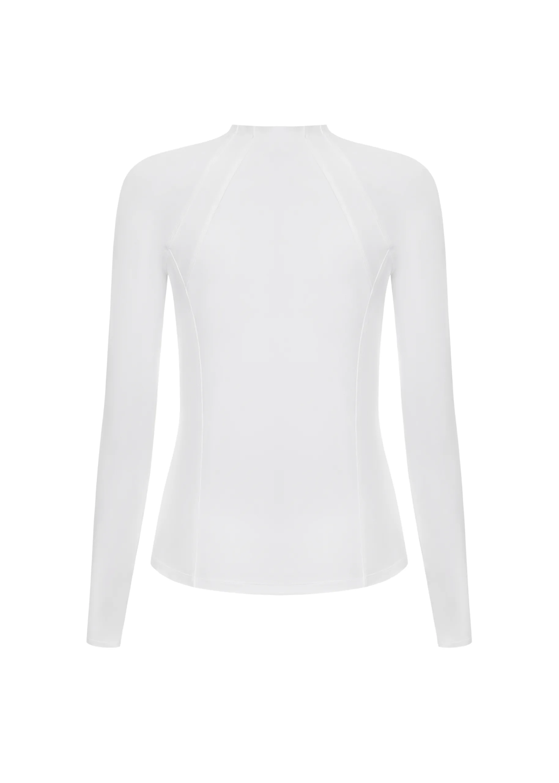 Queen Wear | 3 Приталений логнслів – чоловічий у білому кольорі-0S0022 ➤ купити в Queen Wear: ціна, фото | 3