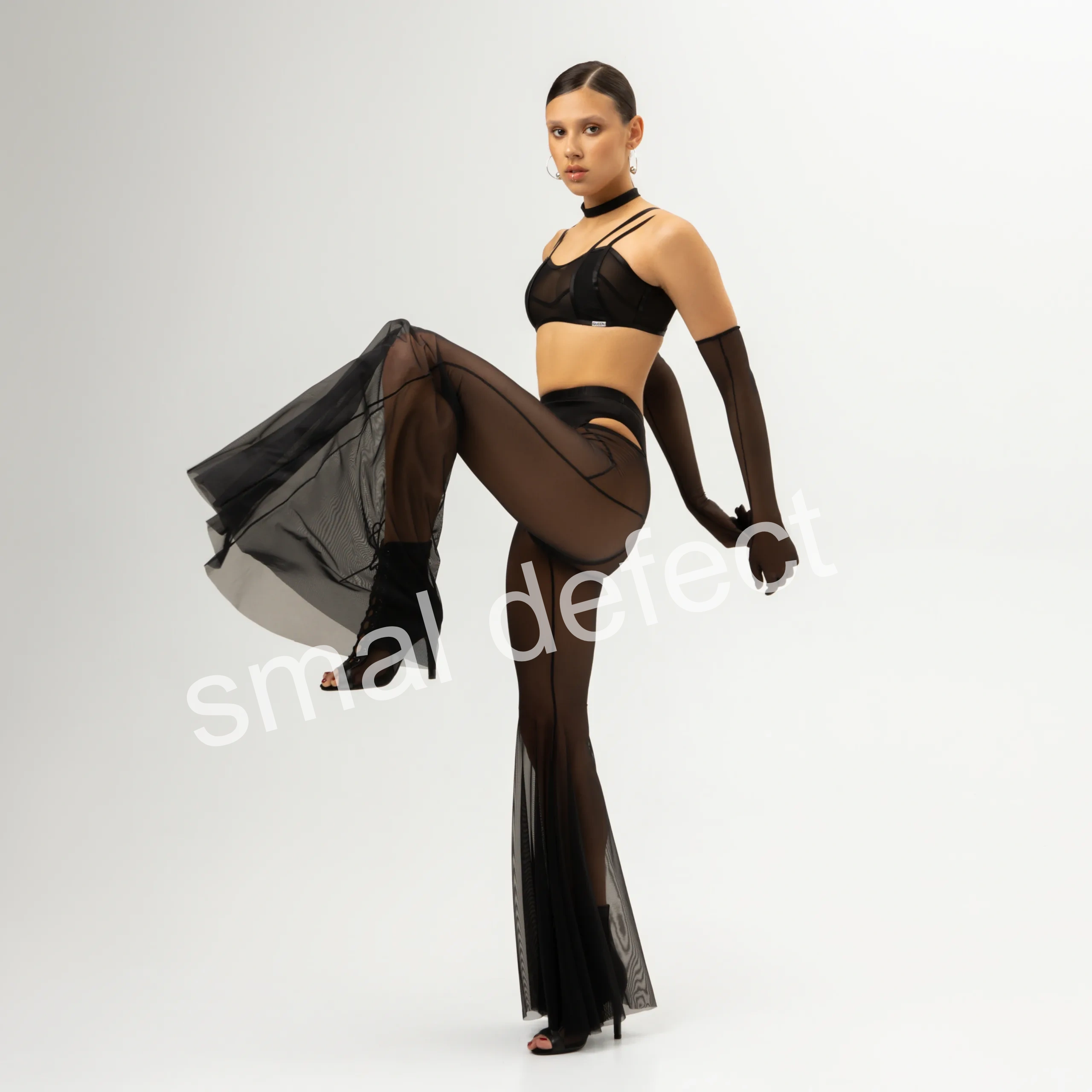 Queen Wear | 1Lviv-2305-Queenpolewear_0193-scaled 1 Overestimated Mesh Flared Pants – CANDY – Black – XL | Queen Wear | 1Lviv-2305-Queenpolewear_0193-scaled 1