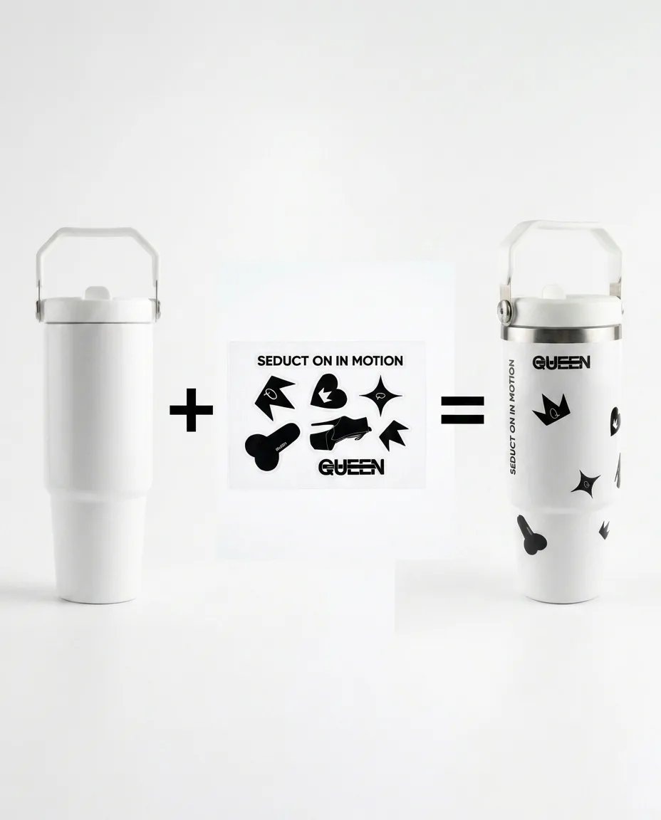 Queen Wear | hf_20260615_093948_6011342f-bb8d-4d58-9e38-638bc276a9ce Custom White Cup – Sticker Edition | Queen Wear | hf_20260615_093948_6011342f-bb8d-4d58-9e38-638bc276a9ce
